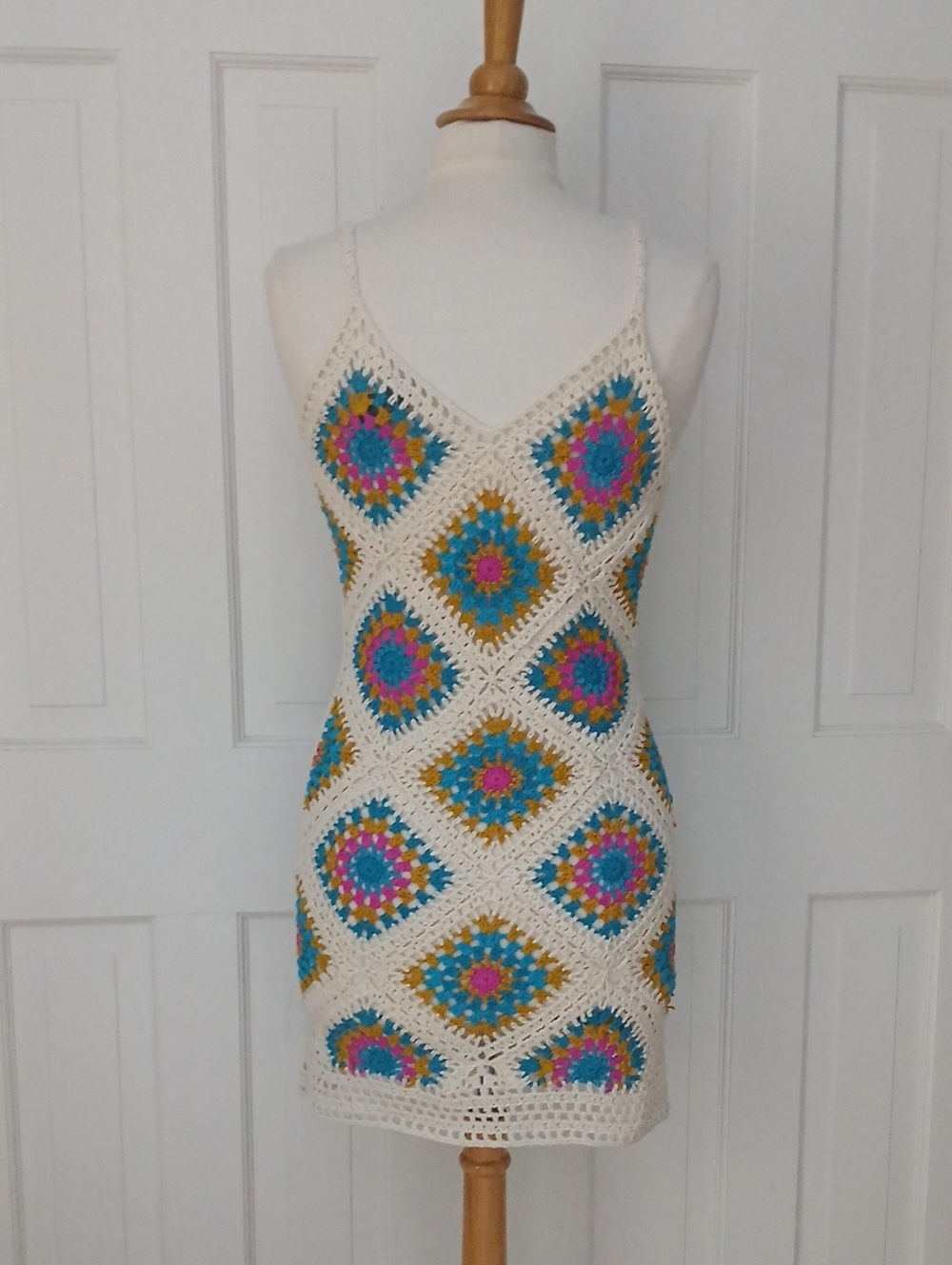 Hurley Crochet Diamonds Mini Coverup Dress - Picture 2 of 4